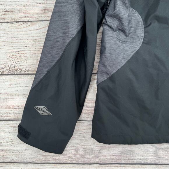 Columbia Removable Hood Snow Ski Jacket Womens Medium Gray Interchange No Liner - Picture 7 of 10